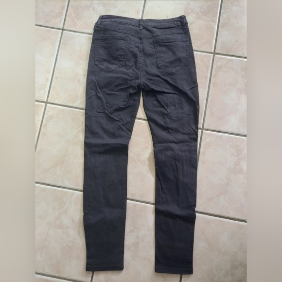 Black Ripped Skinny Jeans - Picture 5 of 9